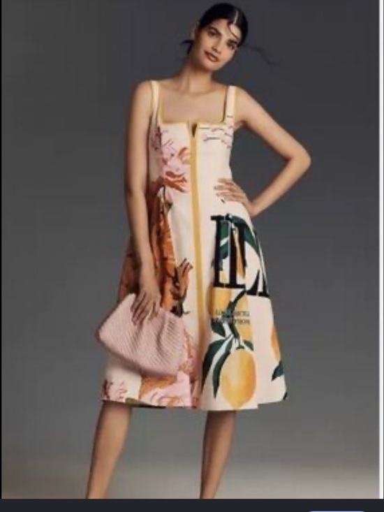 Anthropologie Dresses & Skirts - Square-neck midi